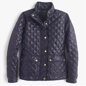 J.Crew Shiny Downtown Field Puffer Jacket